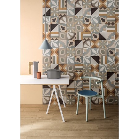 CEMENTINE BOHO MIX 20x20 NATURALE RETTIFICATO