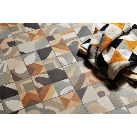 CEMENTINE BOHO MINI 20x20 NATURALE RETTIFICATO