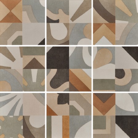 CEMENTINE BOHO MINI 20x20 NATURALE RETTIFICATO
