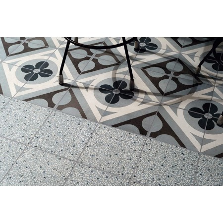 CEMENTINE RETRÓ AZZURRO 20X20 NATURALE RETTIFICATO