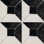 RIGGIOLE BIANCO DECO_6 90x90 NATURALE RETTIFICATO