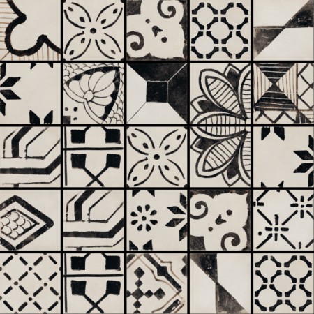 RIGGIOLE BIANCO MIX 30x30 NATURALE RETTIFICATO