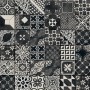 RIGGIOLE NERO MIX 20x20 NATURALE RETTIFICATO