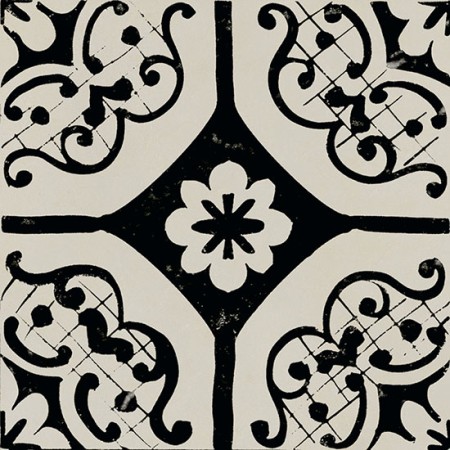 RIGGIOLE BIANCO DECO_3 20X20 NATURALE RETTIFICATO