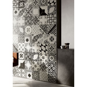 RIGGIOLE BIANCO MIX 20x20 NATURALE RETTIFICATO