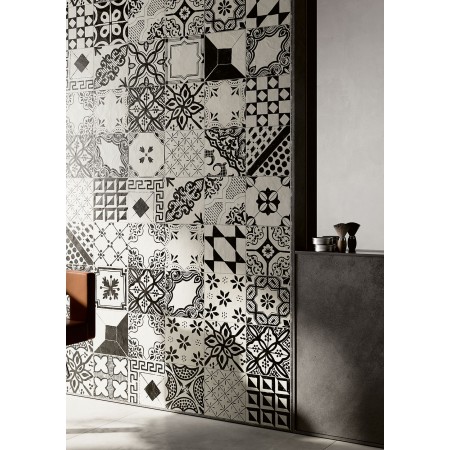 RIGGIOLE BIANCO MIX 20x20 NATURALE RETTIFICATO
