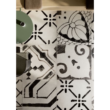 RIGGIOLE BIANCO MIX 90x90 NATURALE RETTIFICATO
