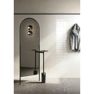 FIO GLOSSY BRICK WHITE 7,3x30 LUCIDO RETTIFICATO