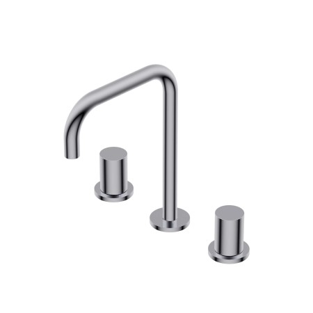 DIAMETRO35 S THREE-HOLE GROUP FOR SQUARE BASIN CHROME