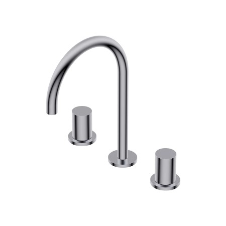 DIAMETRO35 S THREE-HOLE GROUP FOR WASHBASIN C.CIGNO CHROME