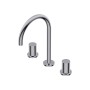 DIAMETRO35 S THREE-HOLE GROUP FOR WASHBASIN C.CIGNO CHROME
