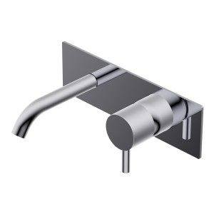 DIAMETRO35 S MISCELATORE LAVABO INCASSO C/PIASTRA CROMO - PARTE ESTERNA