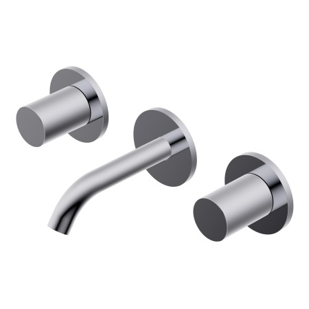 DIAMETRO35 S 3-HOLE BUILT-IN BASIN GROUP CHROME - EXTERNAL PART