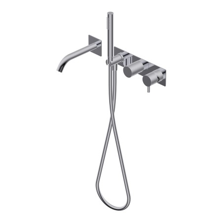DIAMETRO 35 BUILT-IN MIXER FOR CHROME BATHTUB