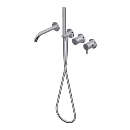 DIAMETRO 35 BUILT-IN MIXER FOR CHROME BATHTUB