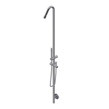DIAMETRO 35 WALL-MOUNTED SHOWER COLUMN CHROME EXTERNAL PART