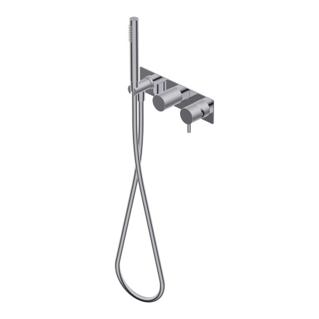 DIAMETRO 35 BUILT-IN MIXER FOR BATHTUB/SHOWER EXTERNAL PART CHROME