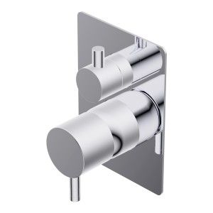 DIAMETRO 35 BUILT-IN MIXER FOR BATHTUB/SHOWER EXTERNAL PART CHROME