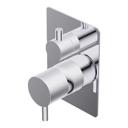 DIAMETRO 35 BUILT-IN MIXER FOR BATHTUB/SHOWER EXTERNAL PART CHROME