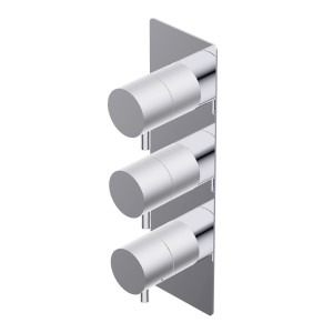 DIAMETRO 35 BUILT-IN THERMOSTATIC MIXER WITH 2 OUTLETS EXTERNAL PART CHROME