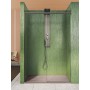ISCHIA NICHE 1 SLIDING DOOR TRANSPARENT GLASS PROFLO NICKEL