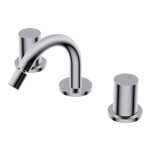 DIAMETRO35 S THREE-HOLE BIDET SET CHROME