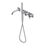 DIAMETRO35 S BUILT-IN CHROME BATHTUB MIXER - EXTERNAL PART