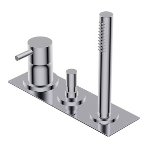 DIAMETRO35 S CHROME BATHTUB EDGE GROUP