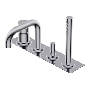 DIAMETRO35 S CHROME BATHTUB EDGE GROUP