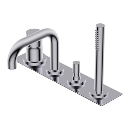 DIAMETRO35 S CHROME BATHTUB EDGE GROUP