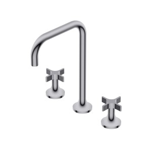 DiIAMETRO35 CROSS GRUPPO A TRE FORI PER LAVABO C.QUADRA CROMO