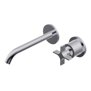 DIAMETRO35 CROSS BUILT-IN MIXER FOR CHROME WASHBASIN - EXTERNAL PART