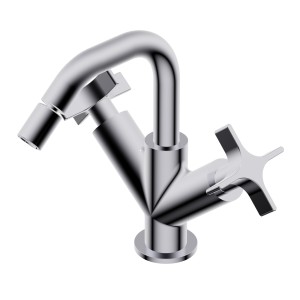 DIAMETRO35 CROSS CHROME BIDET MIXER
