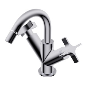DIAMETRO35 CROSS CHROME BIDET MIXER