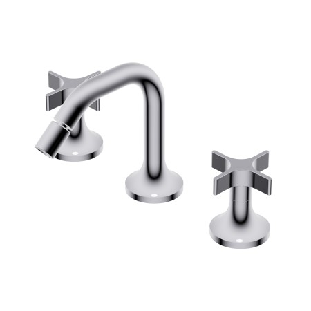 DIAMETRO35 CROSS GRUPPO A TRE FORI BIDET CROMO
