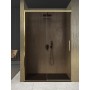 ISCHIA NICHE 1 SLIDING DOOR BRONZE GLASS GOLD PROFILE