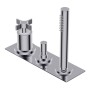 DIAMETRO35 CROSS CHROME BATHTUB EDGE GROUP
