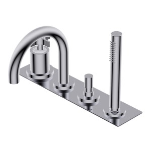 DIAMETRO35 CROSS BATHTUB EDGE GROUP C. SWAN CHROME