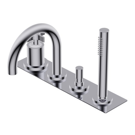 DIAMETRO35 CROSS BATHTUB EDGE GROUP C. SWAN CHROME