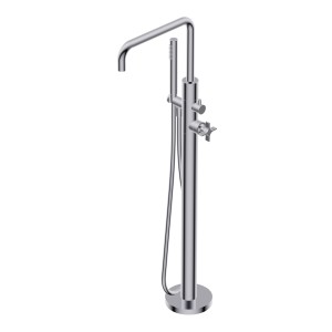 DIAMETRO35 CROSS FREESTANDING BATHTUB COLUMN CHROME
