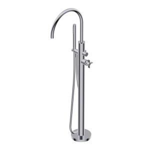 DIAMETRO35 CROSS FREESTANDING BATHTUB COLUMN CHROME