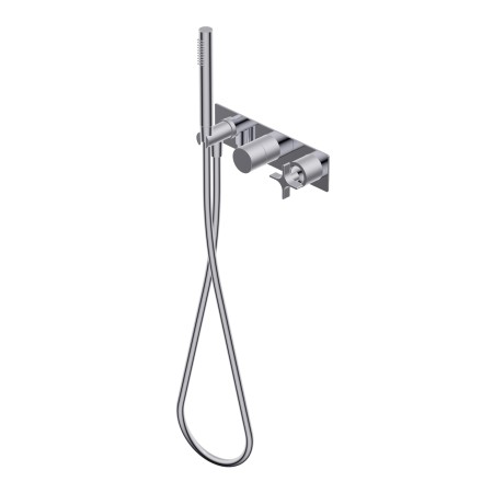 DIAMETRO35 CROSS BUILT-IN BATHTUB/SHOWER MIXER CHROME