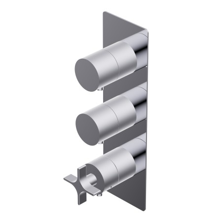DIAMETRO35 CROSS BUILT-IN THERMOSTATIC SHOWER MIXER CHROME