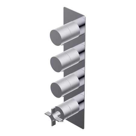 DIAMETRO35 CROSS BUILT-IN THERMOSTATIC SHOWER MIXER CHROME