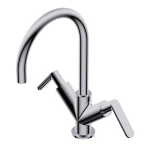 DIAMETRO35 ELEGANCE MISCELATORE LAVABO C.CIGNO CROMO