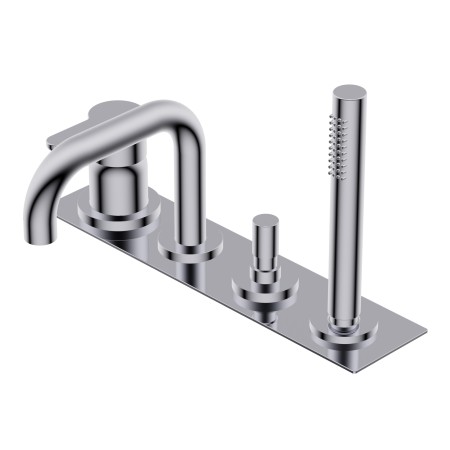 DIAMETRO35 ELEGANCE CHROME BATHTUB EDGE GROUP