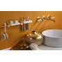 DIAMETRO35 ELEGANCE GRUPPO A 3 FORI AD INCASSO PER LAVABO CROMO
