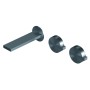 DOT316 GRUPPO A TRE FORI AD INCASSO PER LAVABO INOX