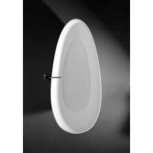 VASCA FREESTANDING LEAFY 160X70,5 H57/63 BIANCO OPACO
