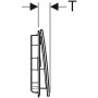 Sigma70 Square Placca Di Comando Ottone
